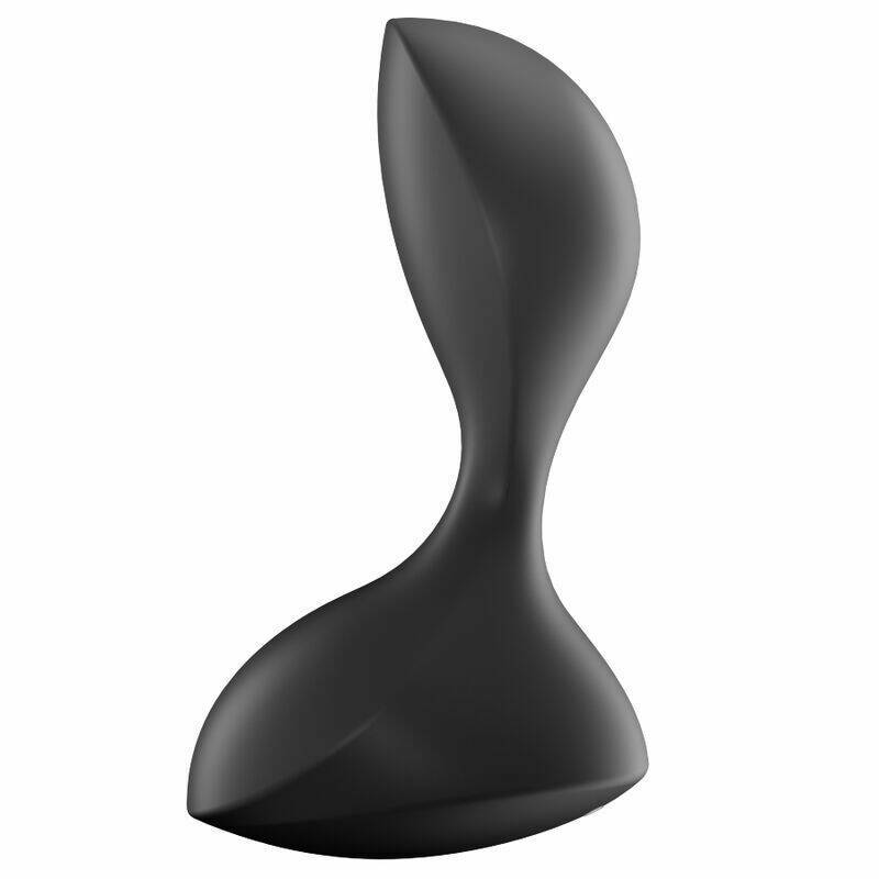 SATISFYER - SWEET SEAL VIBRATING PLUG APP BLACK