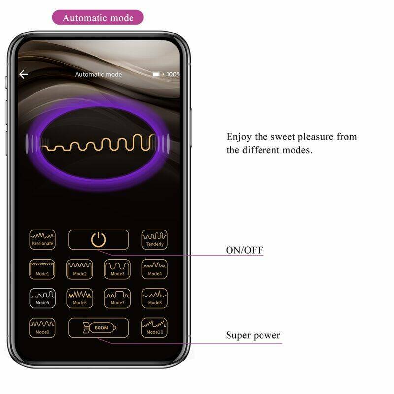 PRETTY LOVE - JAYLEEN VIBRATOR APP REMOTE CONTROL PURPLE