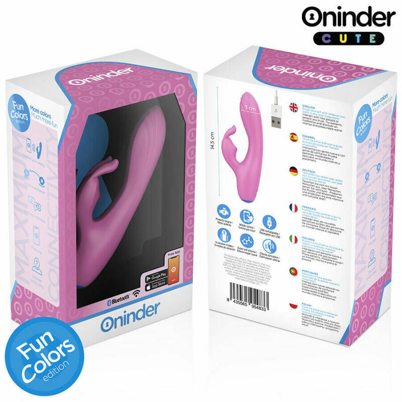 ONINDER CUTE - LOVE BUNNY VIBRATOR G-SPOT CLITORIS - FREE WORLDWIDE APP