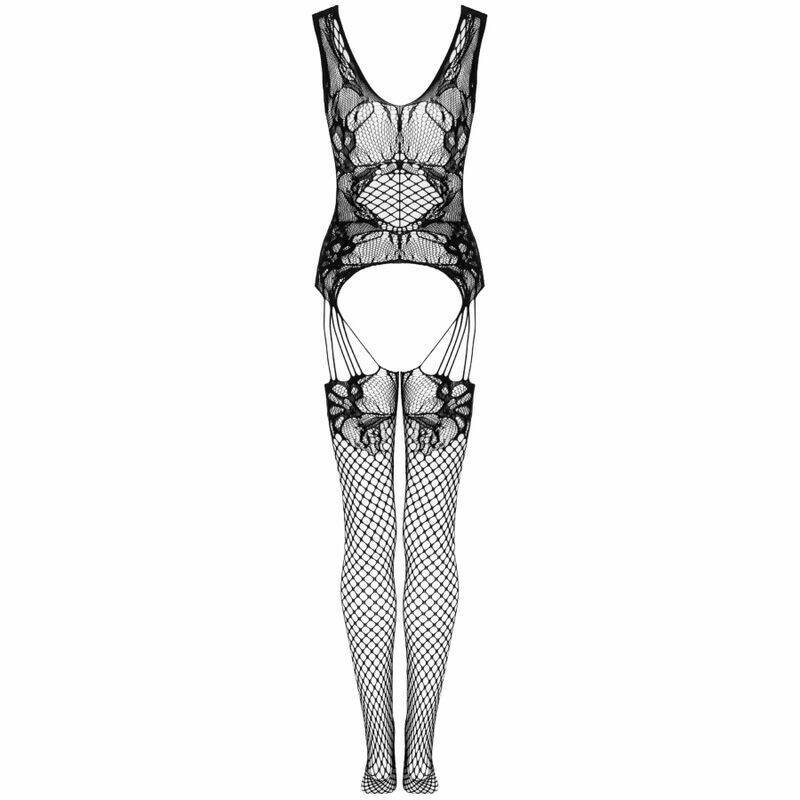 LIVCO CORSETTI FASHION - JULOVE BODYSTOCKING BLACK ONE SIZE