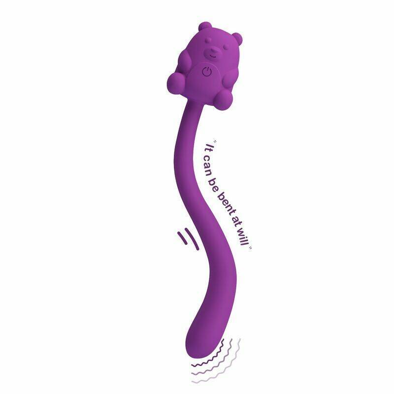 PRETTY LOVE - CUTE BEAR FLIRTING STICK RECHARGEABLE VIBRATOR