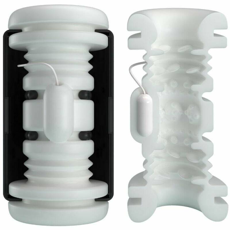 PRETTY LOVE - DJ GIRL MALE MASTURBATOR WITH VIBRATION 5 SETTINGS NEGRO