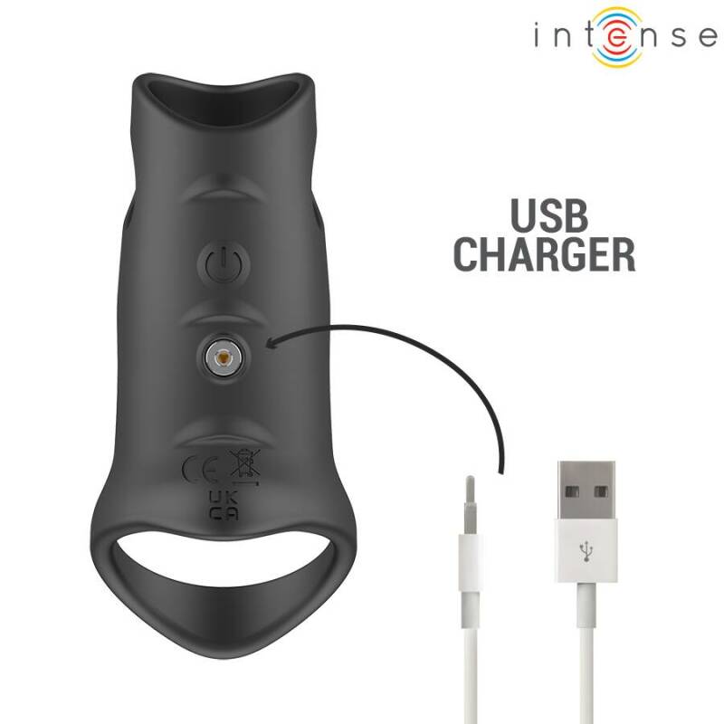 INTENSE - JEROME ADJUSTABLE VIBRATING PENIS RING MODEL 12