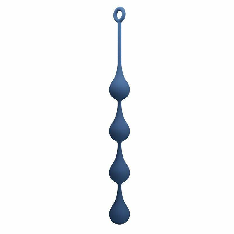 MR PLAY - BLUE SILICONE ANAL BEADS SIZE XL 52.5 CM