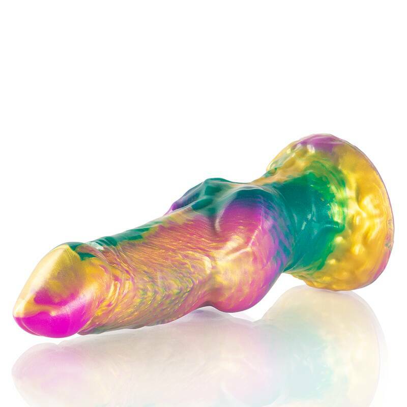 EPIC - IRIS DILDO WITH RAINBOW TESTICLES OF PLEASURE