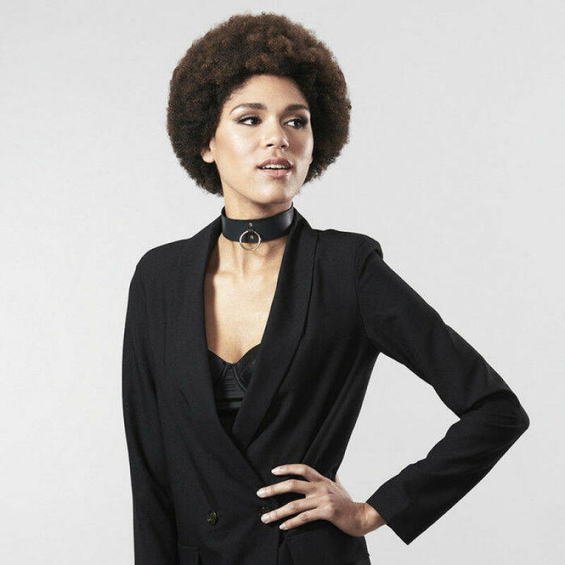 BIJOUX INDISCRETS - MAZE BLACK NECKLACE WITH STRAP