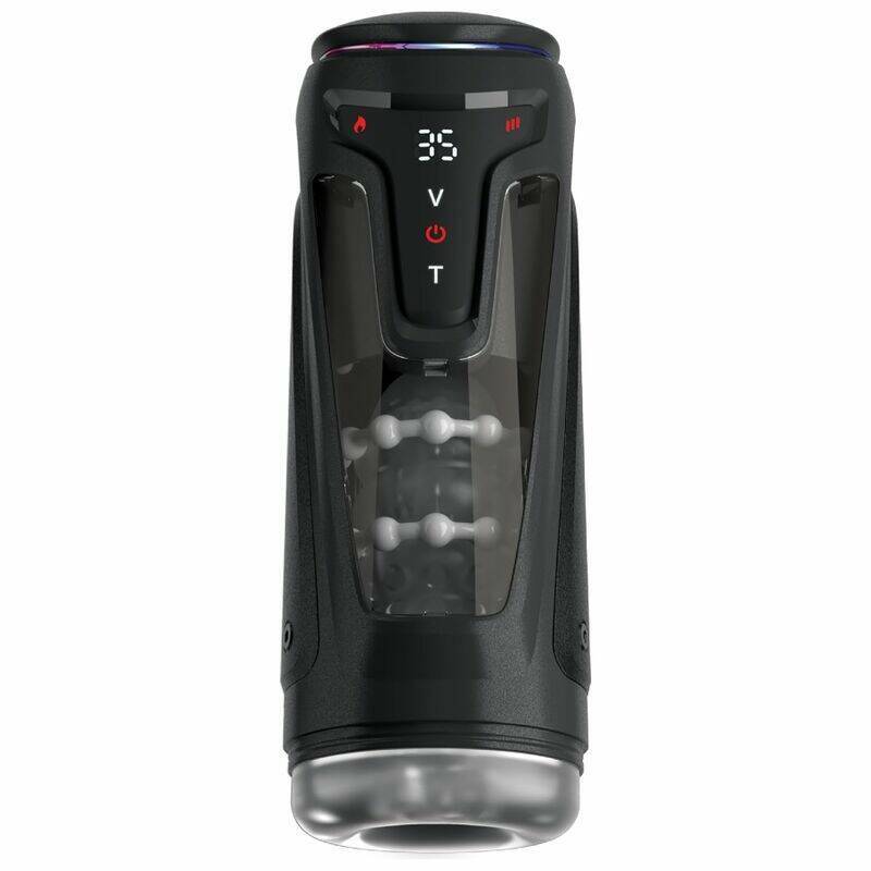 PDX ELITE - MOTO-BATOR PRO THRUSTING STROKER AUTOMATIC VIBRATING AND WARMING MASTURBATOR 26.5 CM