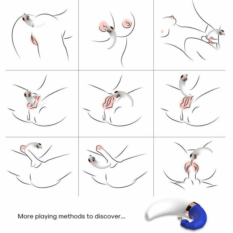ARMONY - SWEETMOON CLITORIS & G-SPOT SUCTION BLUE
