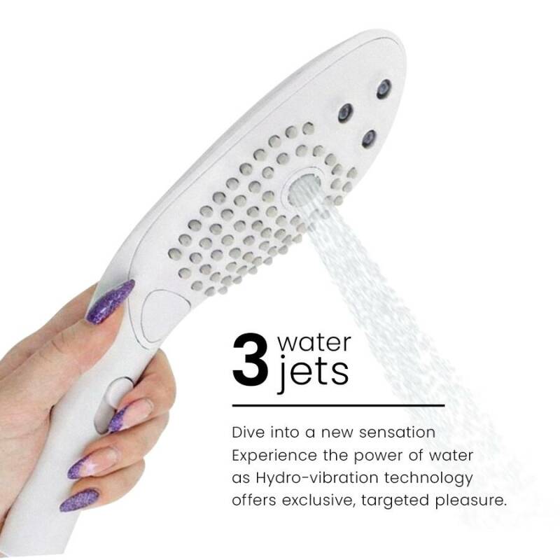 WOMANIZER - WAVE CLITORAL STIMULATING SHOWER HEAD WHITE