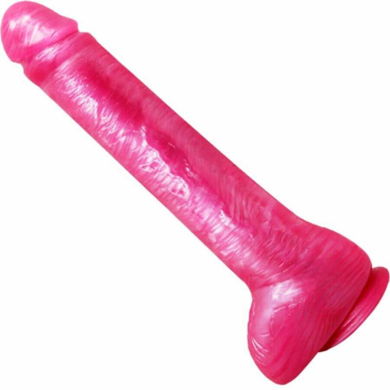 BAILE - REALISTIC PINK DILDO DONG WITH SUCTION CUP