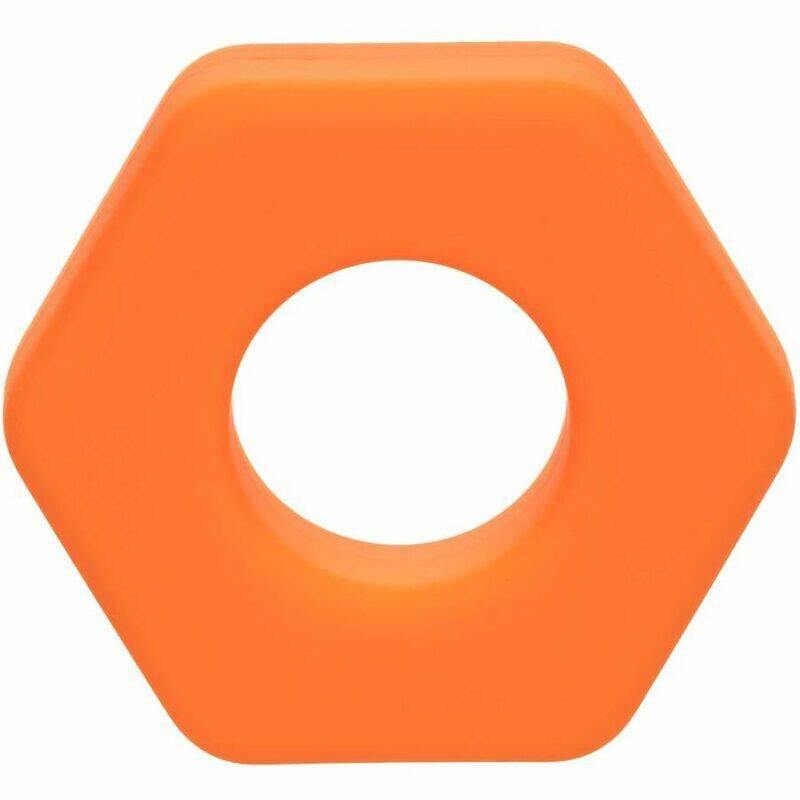 CALEXOTICS - ALPHA PROLONG SEXAGON RING ORANGE