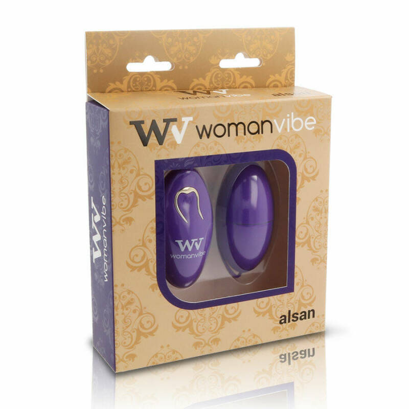 WOMANVIBE - ALSAN SILICONE REMOTE CONTROL EGG PURPLE