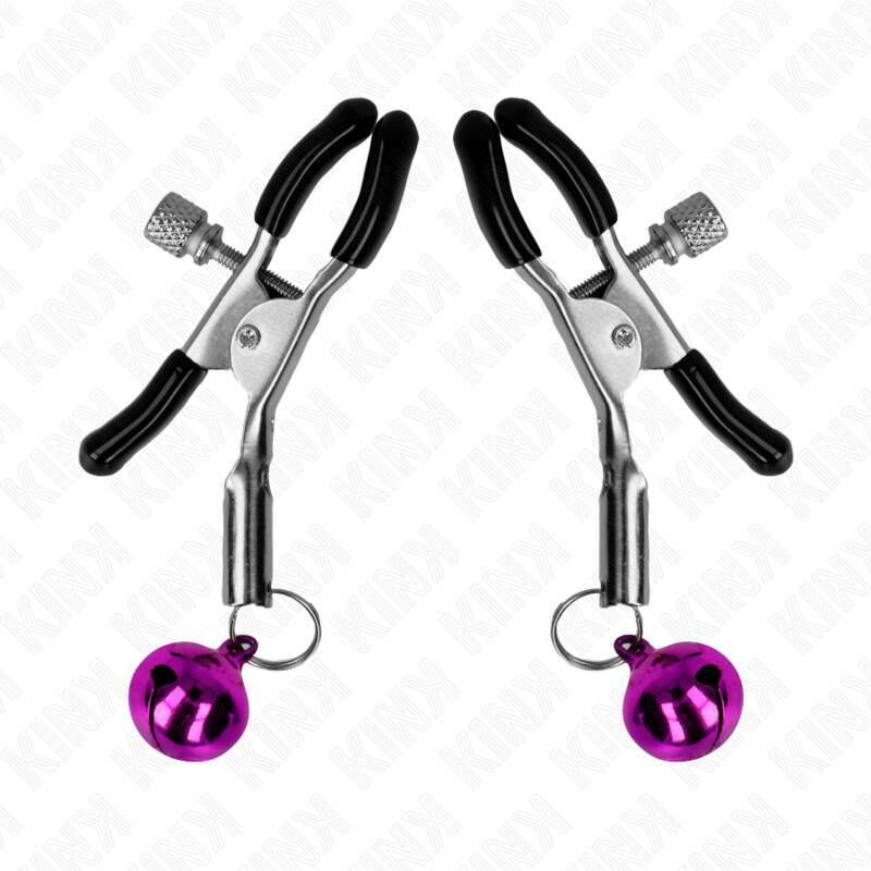 KINK - PURPLE SINGLE BELL NIPPLE CLAMP 6 CM