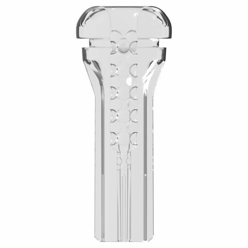 PDX ELITE - VIEWTUBE VAC XXL TRANSPARENT STROKER WITH SUCTION PUMP 27.3 CM