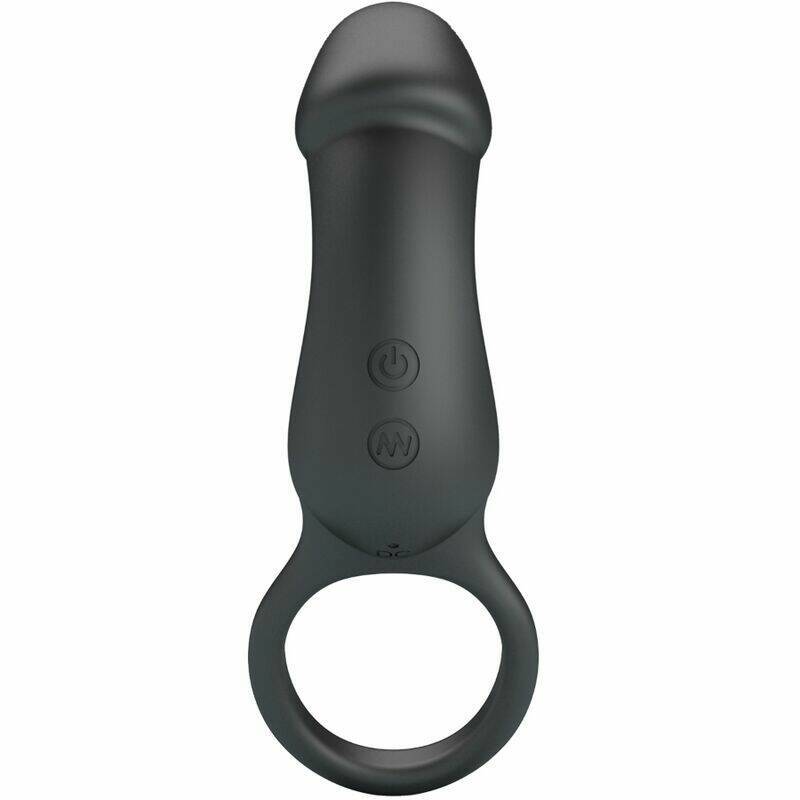 PRETTY LOVE - TRAE RING & VIBRATOR BLACK