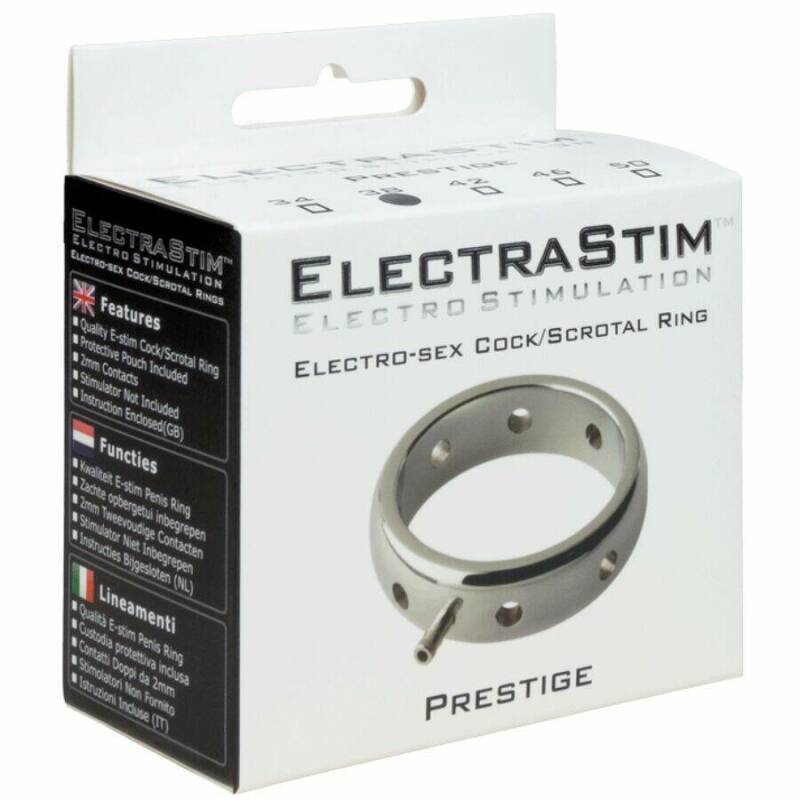 ELECTRASTIM - PRESTIGE ELECTROMAGNETIC METAL PENIS RING 42 MM