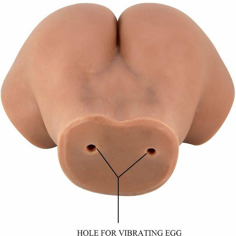 CRAZY BULL - HAILEY VIBRATOR BUTT WITH REALISTIC VAGINA AND ANUS CONTROL REMOTO