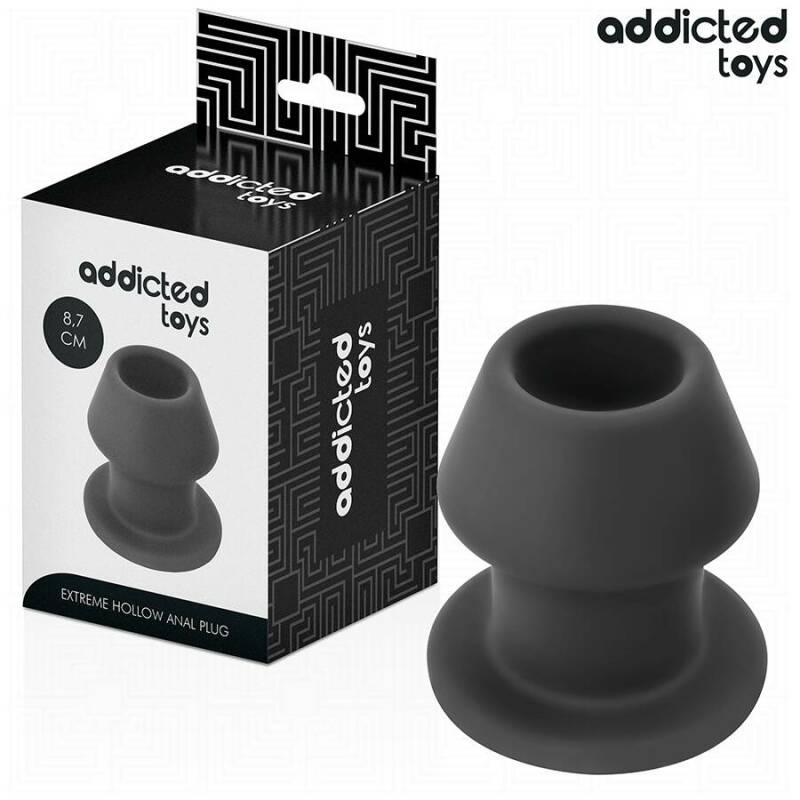ADDICTED TOYS - EXTREME HOLLOW ANAL PLUG SILICONE SIZE M 8.7 CM