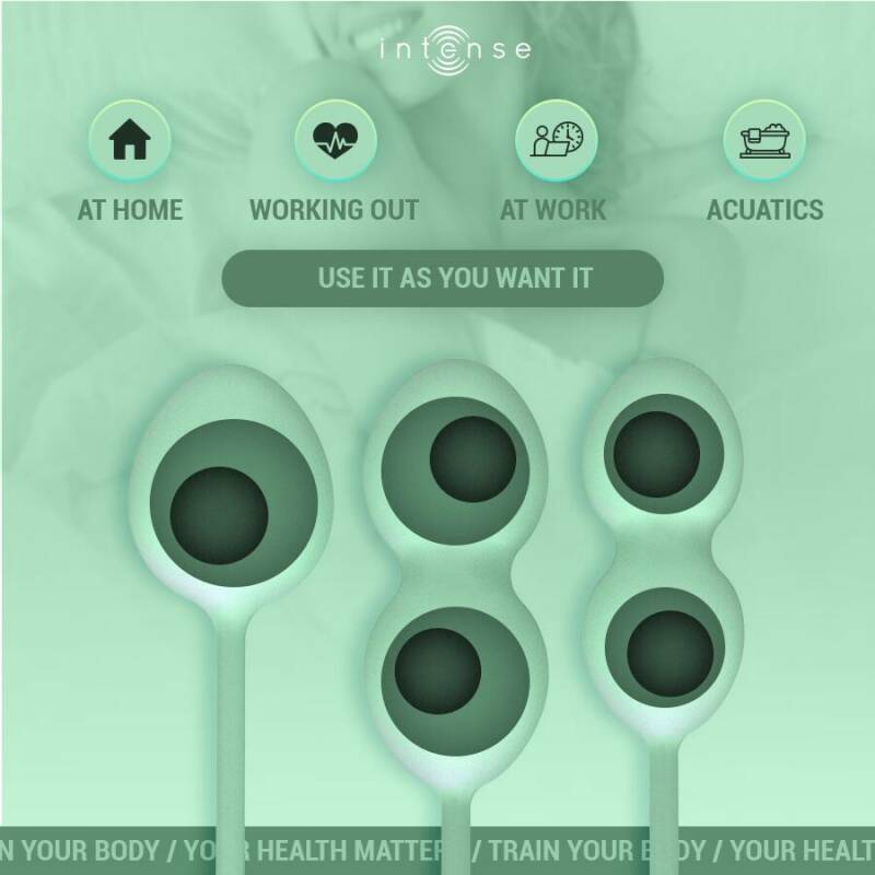 INTENSE - CHARLI KEGEL BALL KIT LIGHT JADE GREEN