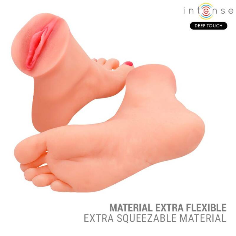 INTENSE DEEP TOUCH - GABBIE TWO-PIECE FOOT-SHAPED MASTUBADOR