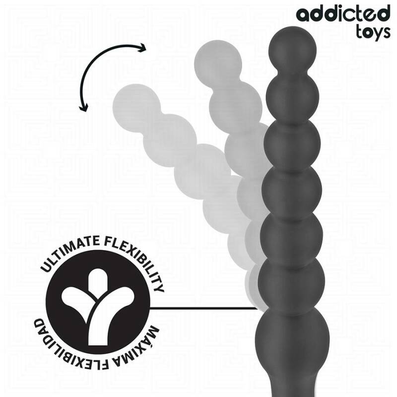 ADDICTED TOYS - DOUBLE ANAL MASSAGER SILICONE 24 CM