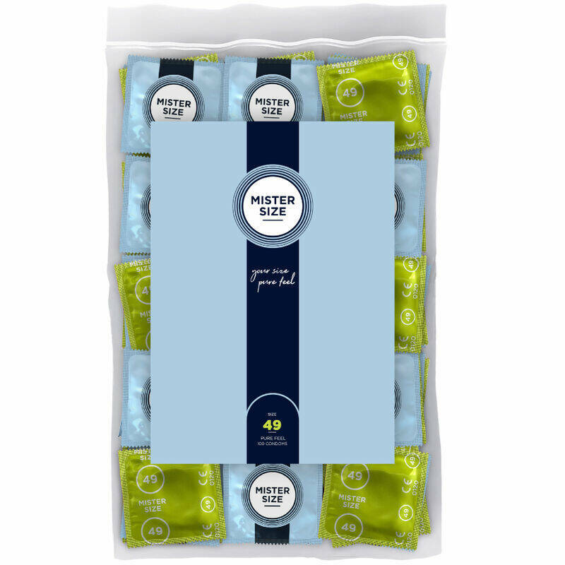 MISTER SIZE - CONDOM SIZE S 49 MM (100 UNITS)