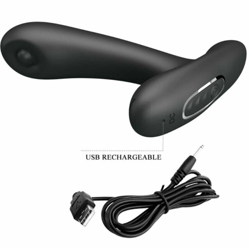 PRETTY LOVE - REMINGTON ANAL AND VAGINAL VIBRATING MASSAGER BLACK