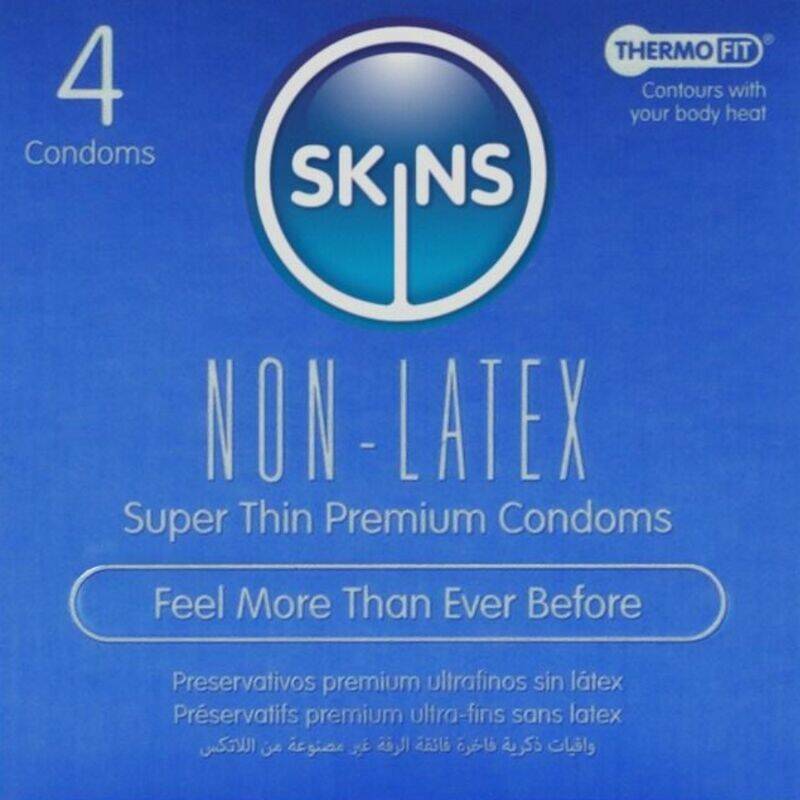 SKINS - LATEX-FREE CONDOMS PACK OF 4