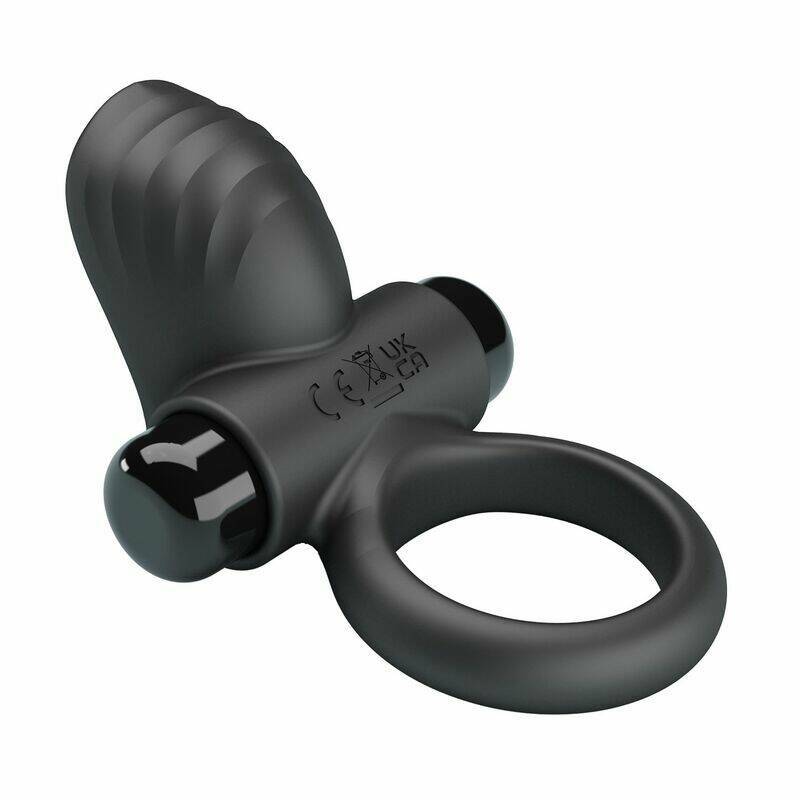 PRETTY LOVE - ADRIEN VIBRATING PENIS RING 10 FUNCTIONS BLACK