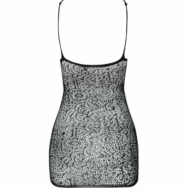 PASSION - BS096 BLACK BODYSTOCKING ONE SIZE