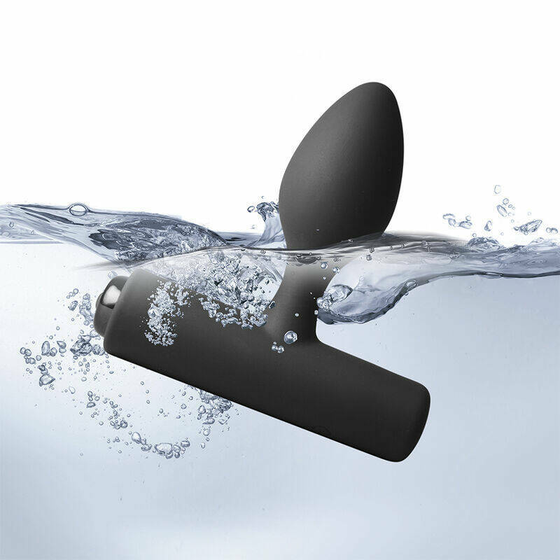 ROCKS-OFF - NOVA SOLARIS RECHARGEABLE SLIM & POWERFUL ANAL PLUG 16 FUNCTION BLACK