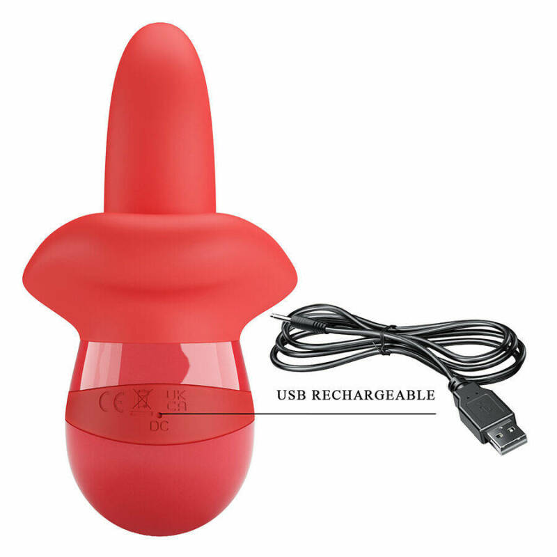 PRETTY LOVE - OBELIA MASTURBATOR TONGUE VIBRATOR WITH ORBITAL MOTION