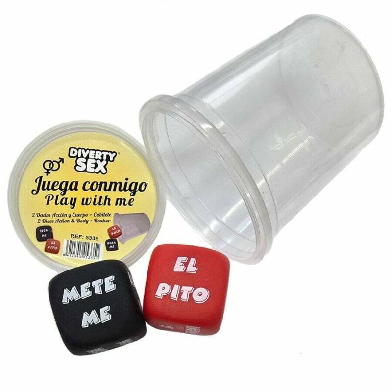 DIABLO PICANTE - DICE GAME VERB + BODY PART WITH CUP