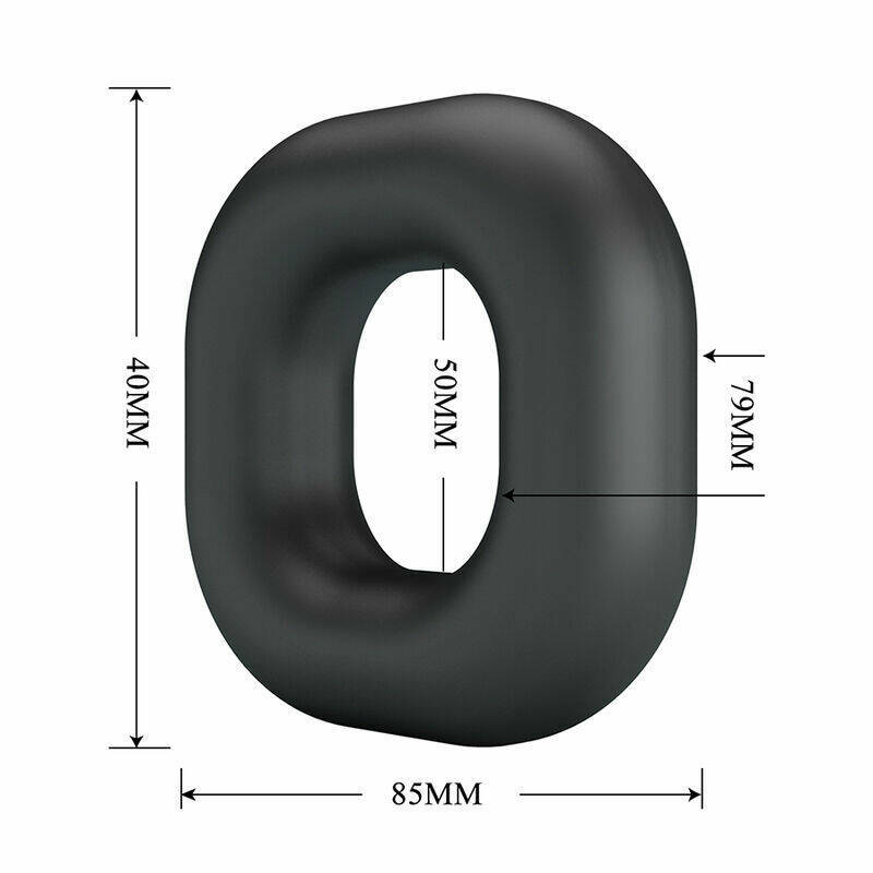 CRAZY BULL - WALDEN SUPER SOFT SILICONE COCK RING BLACK