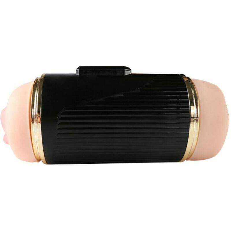 SHEQU - KAY DOUBLE MASTURBATOR WITH DUAL MOUTH AND VAGINA VIBRATION