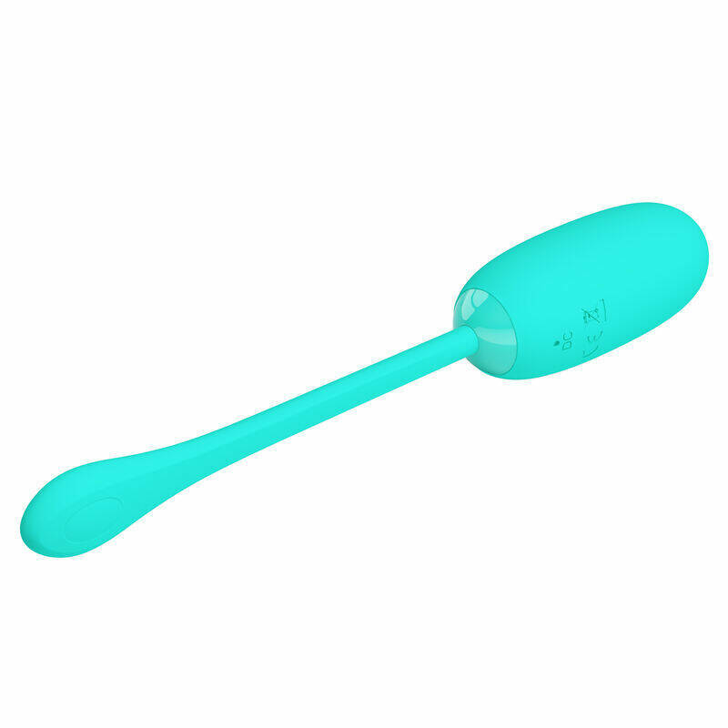 PRETTY LOVE - JULIUS WATERPROOF-RECHARGEABLE VIBRATING EGG AQUA GREEN