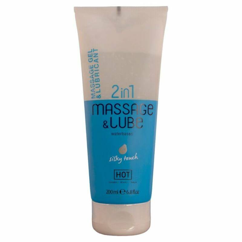 HOT - MASSAGE & GLIDE GEL 2IN1 SILKY TOUCH 200 ML