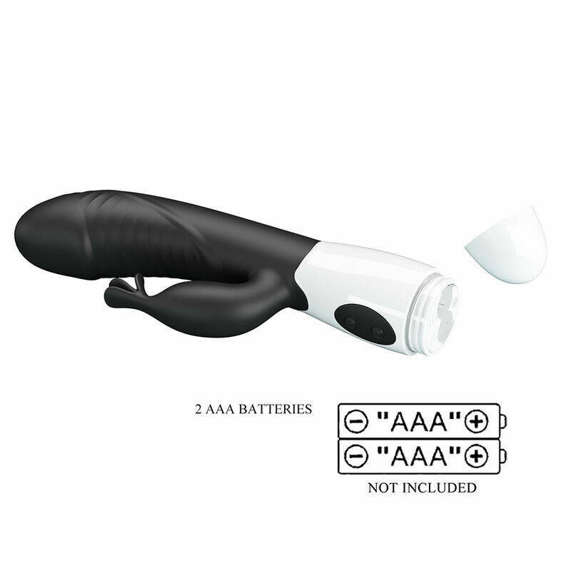PRETTY LOVE - RASMUSSEN 30 FUNCTION RABBIT VIBRATOR BLACK