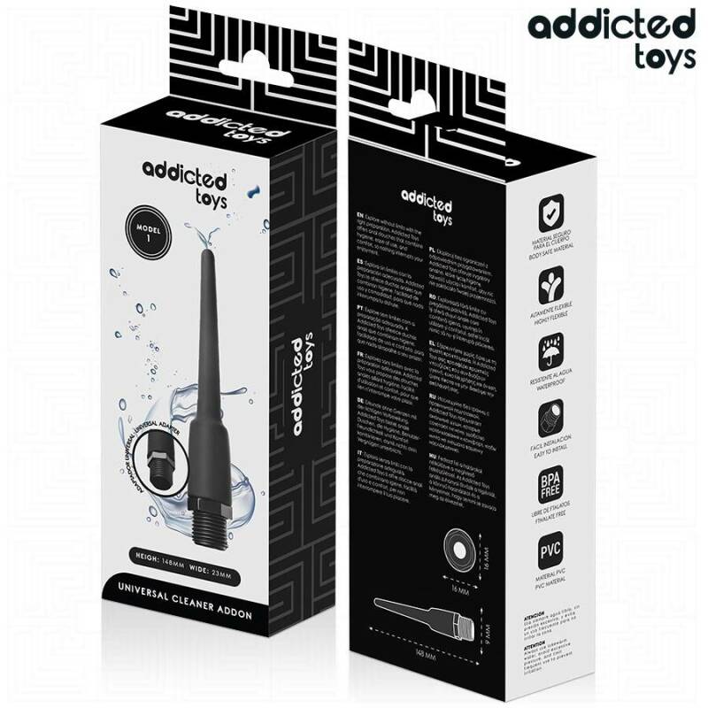 ADDICTED TOYS - ANAL CLEANER WITH UNIVERSAL ADAPTER MODEL 1