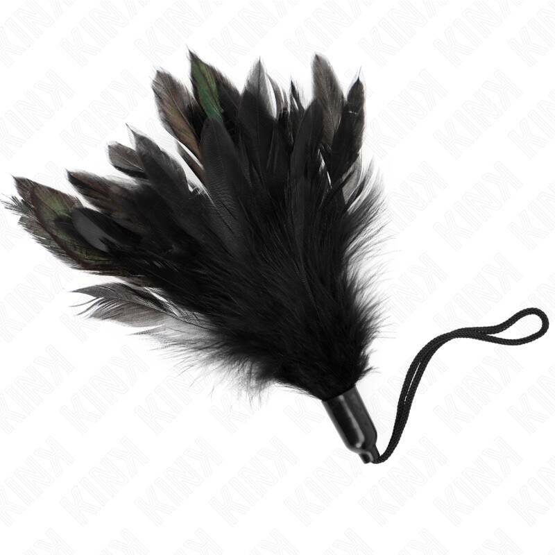 KINK - TICKLE FEATHERS WITH ROPE HANDLE PLASTIC BASE 15 CM