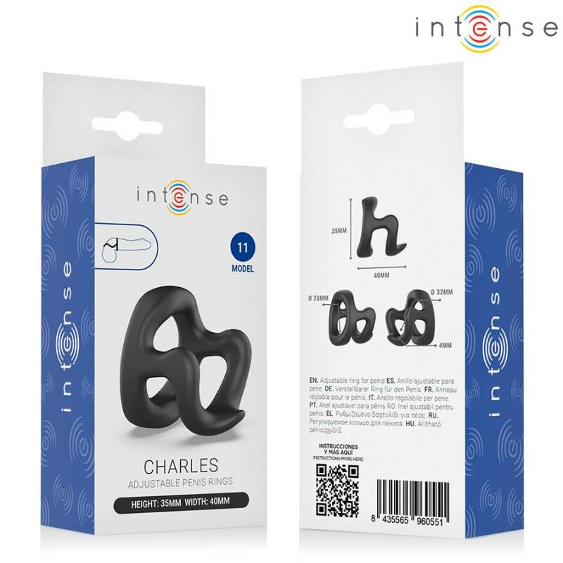 INTENSE - CHARLES ADJUSTABLE PENIS RING MODEL 11