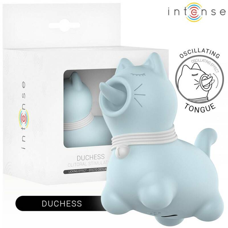 INTENSE - DUCHESS STIMULATOR WITH ROTATING TONGUE 360º BLUE
