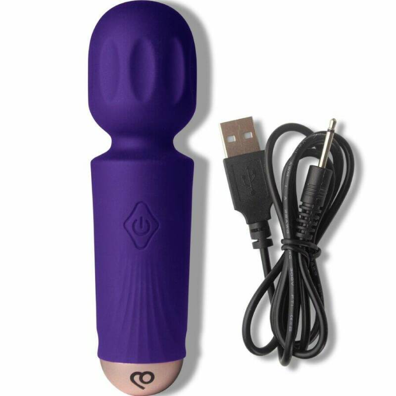ROCKS-OFF - MINI RECHARGEABLE WAND 16 FUNCTIONS VIOLET DREAM