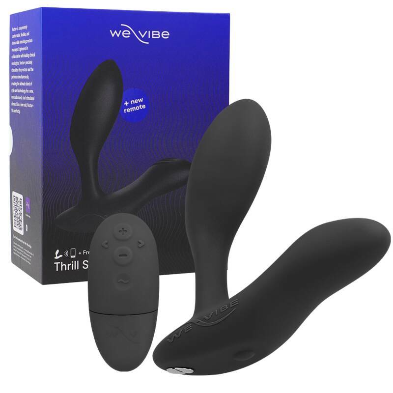 WE-VIBE - VECTOR+ BLACK PROSTATE MASSAGER REMOTE CONTROL