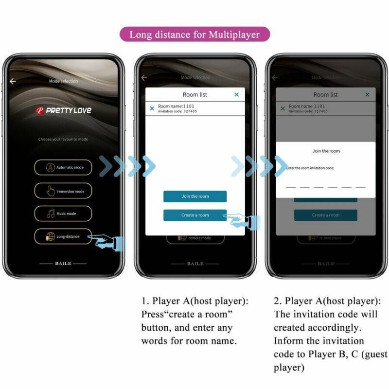PRETTY LOVE - LEVIATHAN APP CONTROLLED VIBRATOR PURPLE