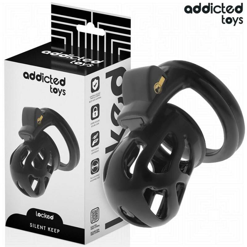 ADDICTED TOYS LOCKED - SILENT KEEP PENIS CAGE 7.5 CM