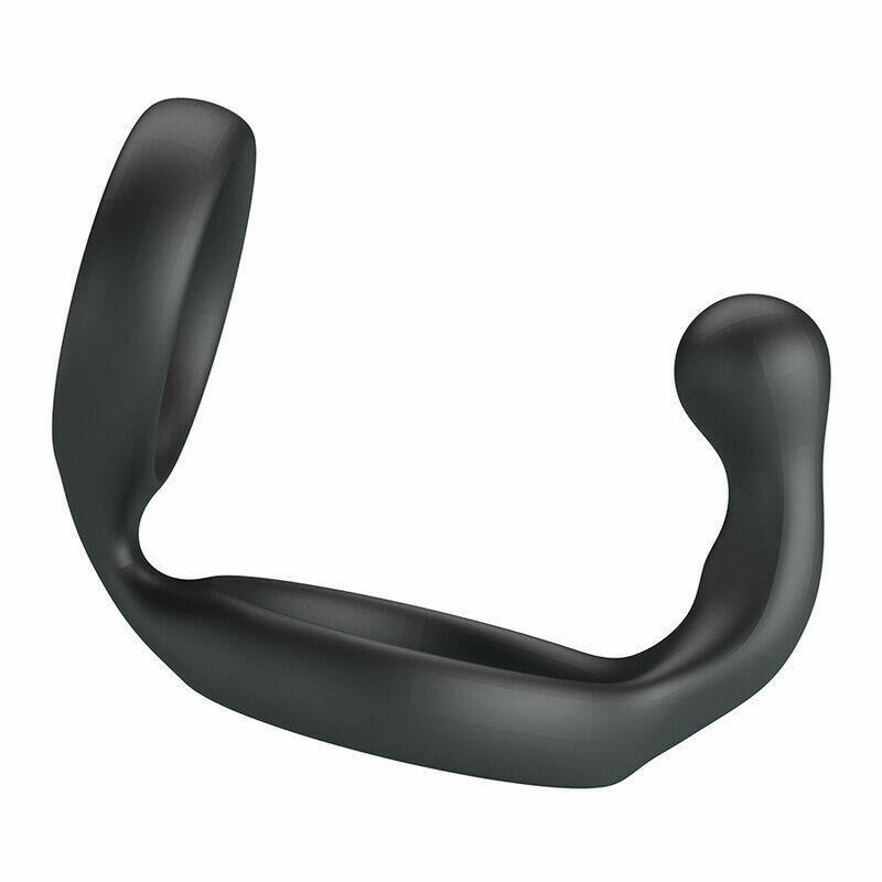 CRAZY BULL - FLORIAN DOUBLE COCK AND BALL RING BLACK