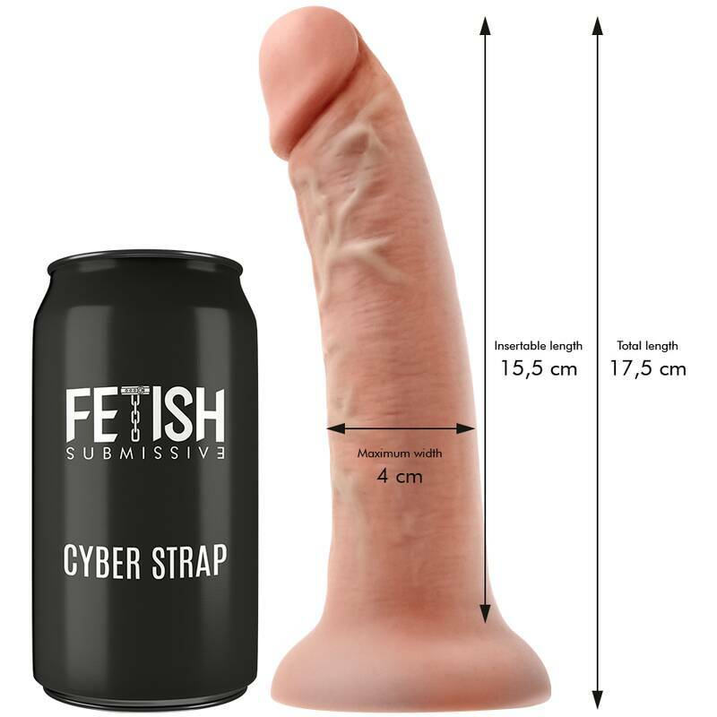 FETISH SUBMISSIVE CYBER STRAP - HARNESS WITH DILDO AND BULLET REMOTE CONTROL WATCHME S TECHNOLOGY