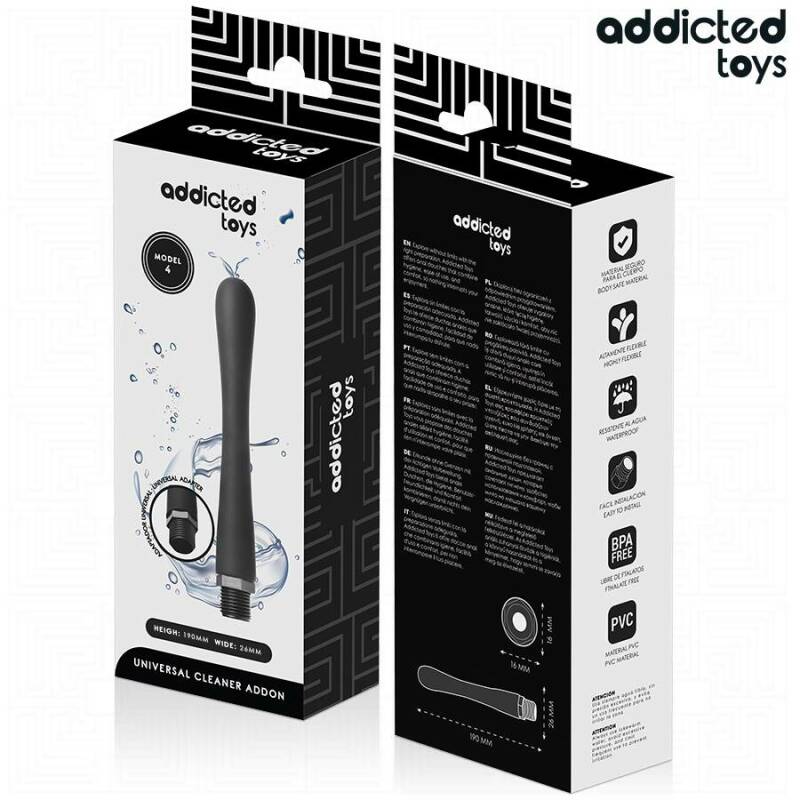 ADDICTED TOYS - ANAL CLEANER WITH UNIVERSAL ADAPTER MODEL 4