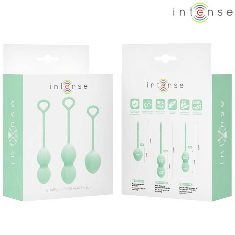 INTENSE - CHARLI KEGEL BALL KIT LIGHT JADE GREEN